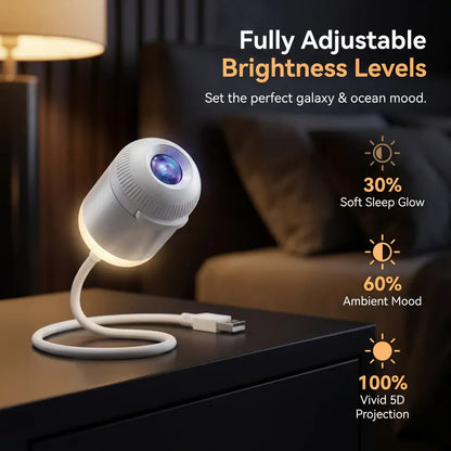 BVJ® Night Light Projector - Smart Holographic Star Projector