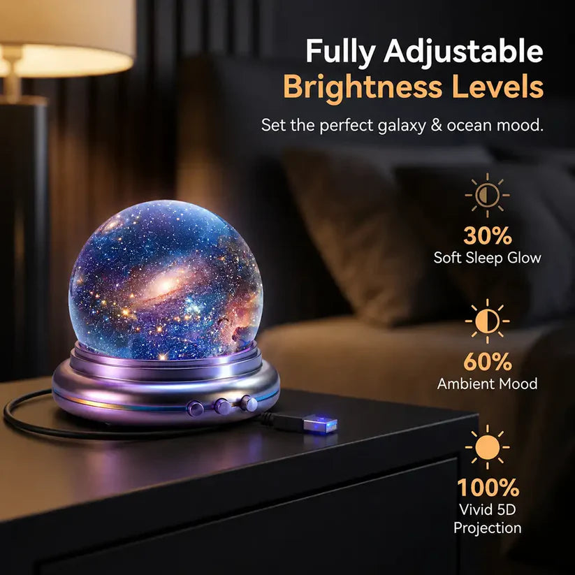 BVJ® Night Light Projector - Smart Holographic Star Projector