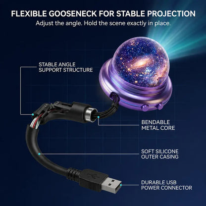 BVJ® Night Light Projector - Smart Holographic Star Projector
