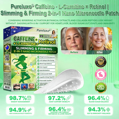 [Doctor-backed / Clinical support] 🇦🇺 𝙋𝙪𝙧𝙚𝙡𝙪𝙭𝙤® L-Carnitine × Retinol | Slimming & Firming 2-in-1 Nano Microneedle Patch 🔥 Obesity, Diabetes, Sleep Apnea, And Joint Issues👩‍⚕️