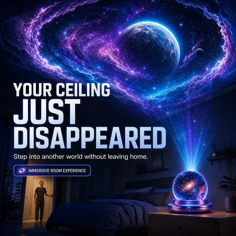 BVJ® Night Light Projector - Smart Holographic Star Projector