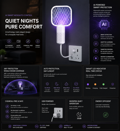 🚫🦟 BVJ® AI Whole Home Mosquito Defense System